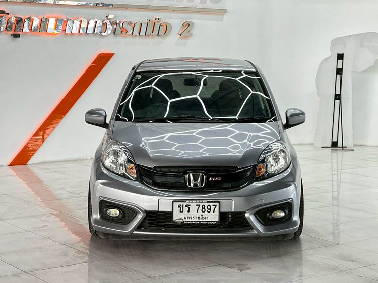 Honda Brio 2017 1.2 V Sedan เบนซิน ไม่ติดแก๊ส เกียร์อัตโนมัติ เทา รูปที่ 2
