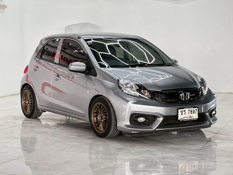 Honda Brio 2017 1.2 V Sedan เบนซิน ไม่ติดแก๊ส เกียร์อัตโนมัติ เทา รูปที่ 3