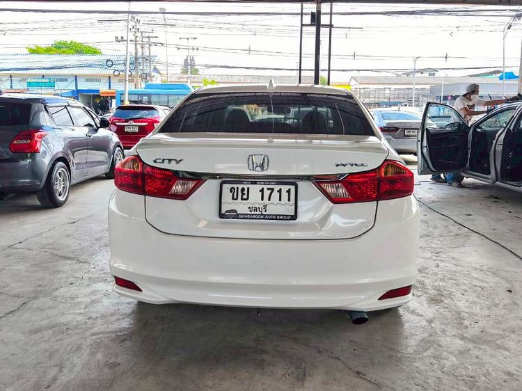 Honda City 2014 1.5 V Plus i-VTEC Sedan เบนซิน ไม่ติดแก๊ส เกียร์อัตโนมัติ ขาว รูปที่ 4
