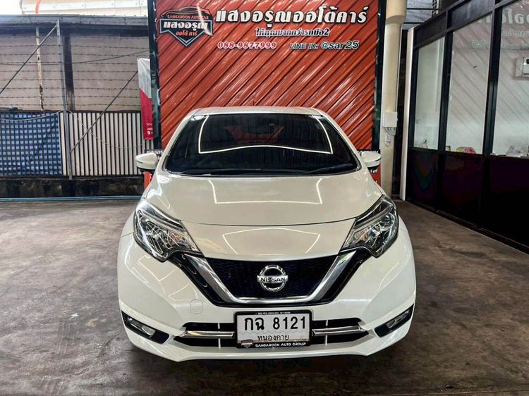 Nissan Note 2018 1.2 VL Sedan เบนซิน ไม่ติดแก๊ส เกียร์อัตโนมัติ ขาว รูปที่ 2