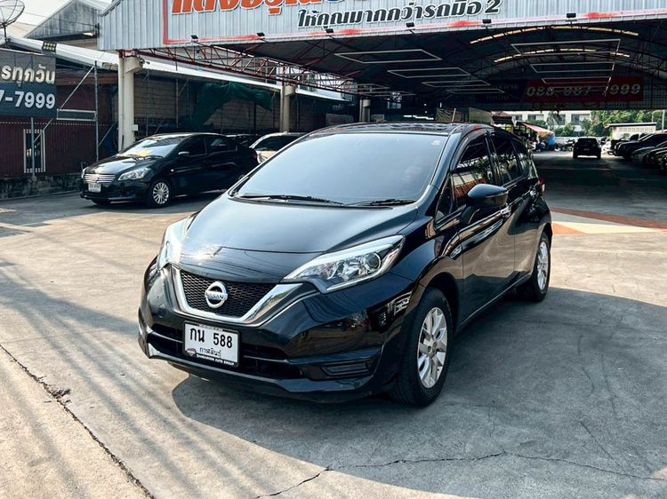 Nissan Note 2018 1.2 V Sedan เบนซิน ไม่ติดแก๊ส เกียร์อัตโนมัติ ดำ