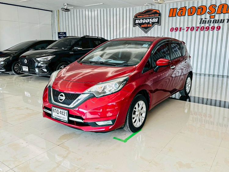 Nissan Note 2018 1.2 VL Sedan เบนซิน ไม่ติดแก๊ส เกียร์อัตโนมัติ แดง