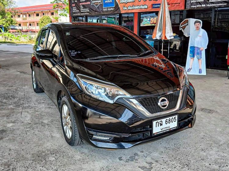 Nissan Note 2017 1.2 V Sedan เบนซิน ไม่ติดแก๊ส เกียร์อัตโนมัติ ดำ รูปที่ 3