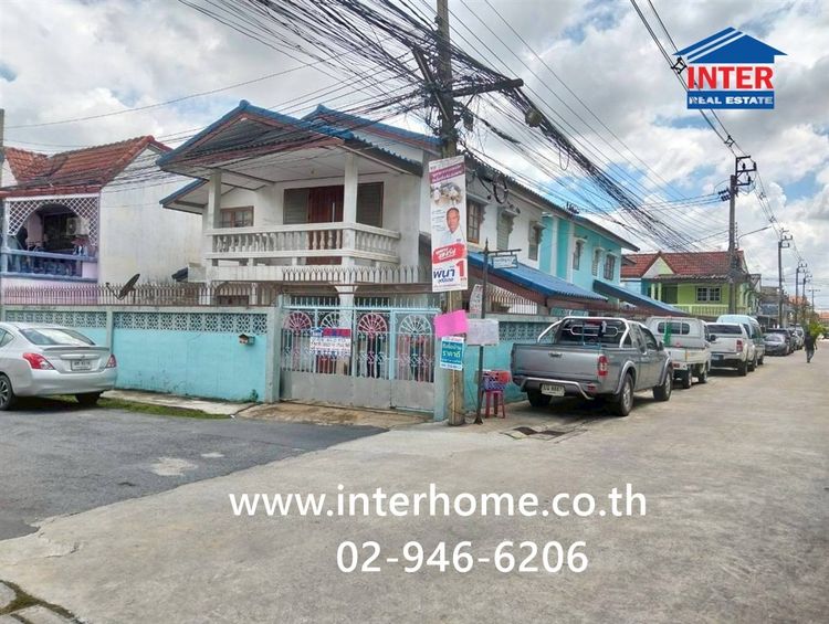บ้านเดี่ยว 2 ชั้น 44.8 ตร.ว. หมู่บ้านปิ่นเจริญ 4 ใกล้วัดนาวง ถนนสรงประภา ถนนวัดนาวง เขตดอนเมือง กรุงเทพมหานคร