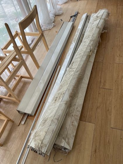 ฉากกั้นห้อง กั้นแอร์PVC สำเร็จแบบทึบ สูง 240 เมตร 