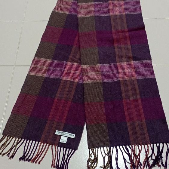 ผ้าพันคอแคชเมียร์ของแท้  JOHNSTONS OF ELGIN (made in scotland)