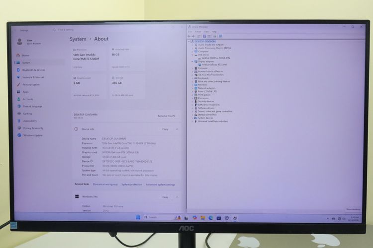 Comset Gaming CORE i5-12400F RTX3050OC RAM16.500GB รูปที่ 2