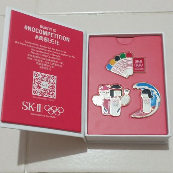 เข็มกลัดที่ระลึกโอลิมปิคกีฬาแบดมินตัน TOKYO 2020 จำนวน3 pin ของแท้  รูปที่ 5