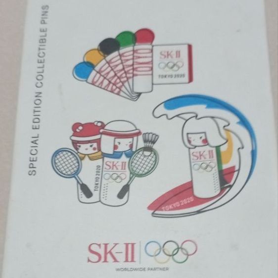 เข็มกลัดที่ระลึกโอลิมปิคกีฬาแบดมินตัน TOKYO 2020 จำนวน3 pin ของแท้  รูปที่ 7