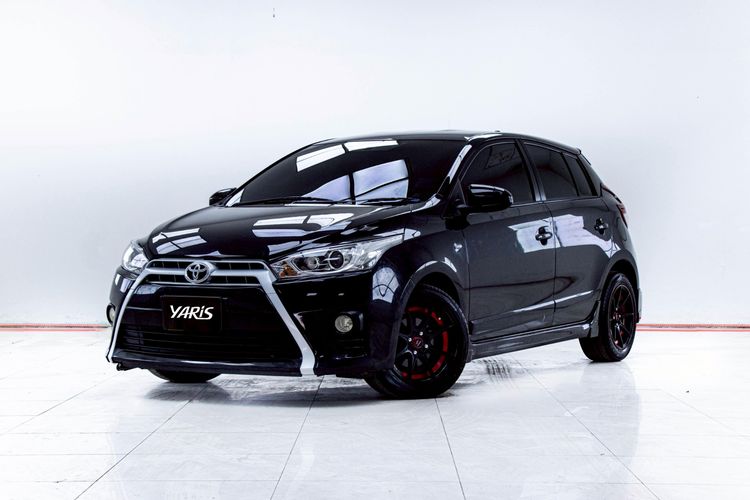 Toyota Yaris 2015 1.2 E Sedan เบนซิน ไม่ติดแก๊ส เกียร์อัตโนมัติ ดำ