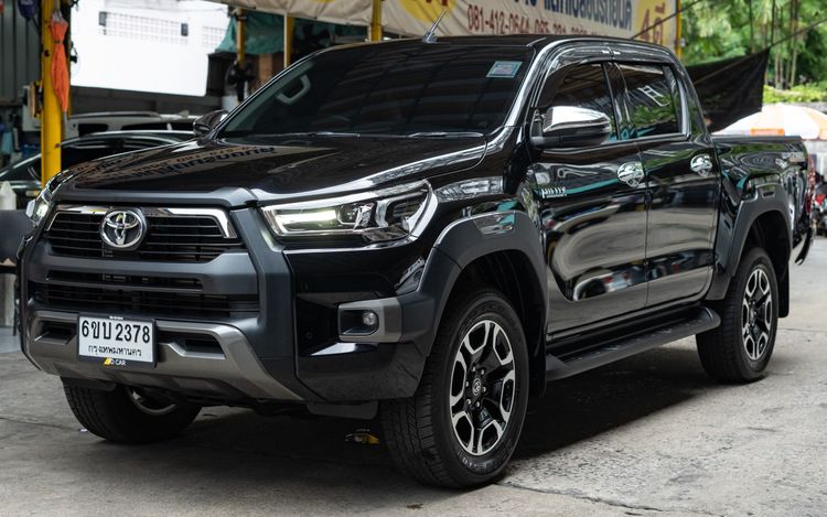Toyota Hilux Revo 2023 2.4 Prerunner Mid Pickup ดีเซล ไม่ติดแก๊ส เกียร์อัตโนมัติ ดำ รูปที่ 2