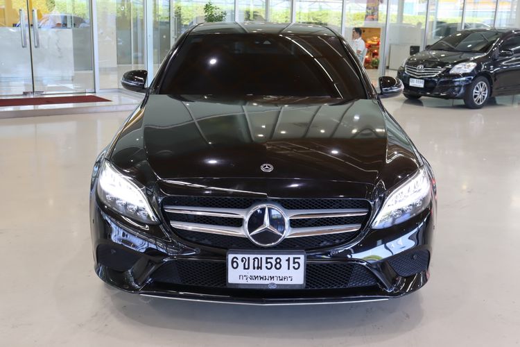 Mercedes-Benz C-Class 2018 C220 CDI Sedan ดีเซล ไม่ติดแก๊ส เกียร์อัตโนมัติ ดำ รูปที่ 2