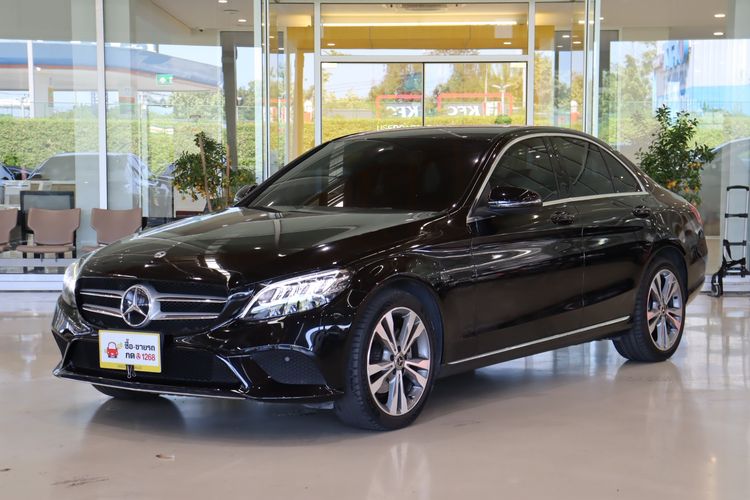 Mercedes-Benz C-Class 2018 C220 CDI Sedan ดีเซล ไม่ติดแก๊ส เกียร์อัตโนมัติ ดำ