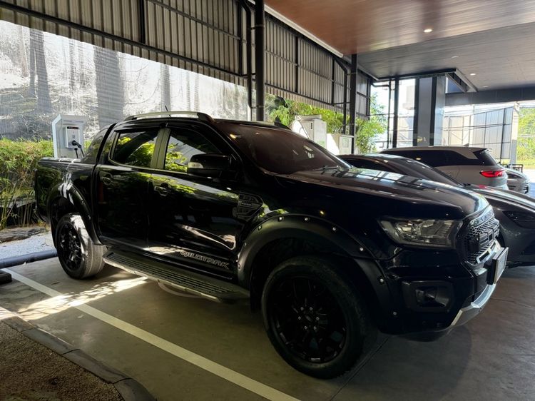 Ford Ranger 2019 2.0 Turbo Hi-Rider Wildtrak Pickup ดีเซล ไม่ติดแก๊ส เกียร์อัตโนมัติ ดำ รูปที่ 4