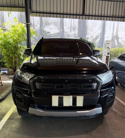 รถ Ford Ranger 2.0 Turbo Hi-Rider Wildtrak สี ดำ