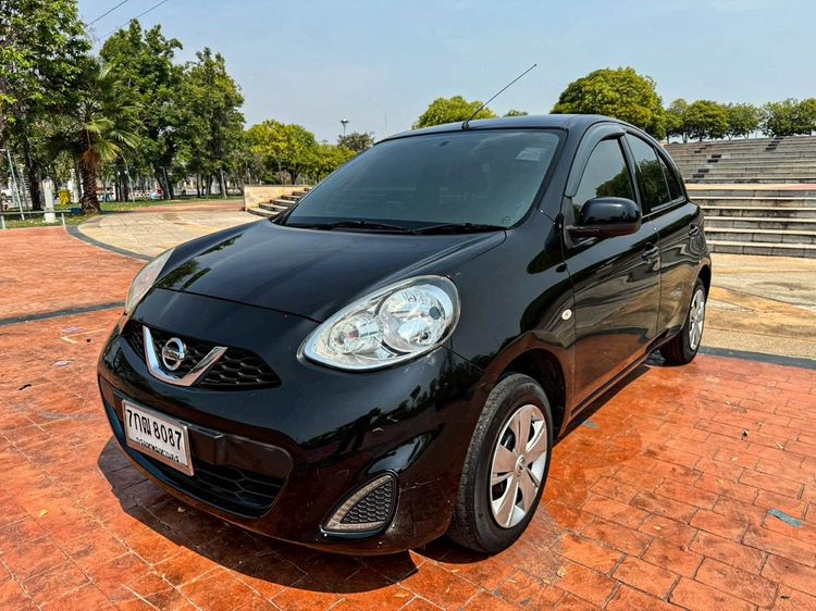 รถ Nissan March 1.2 E สี ดำ