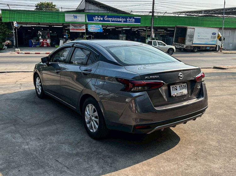 Nissan Almera 2020 1.0 V Sedan เบนซิน ไม่ติดแก๊ส เกียร์อัตโนมัติ เทา รูปที่ 4