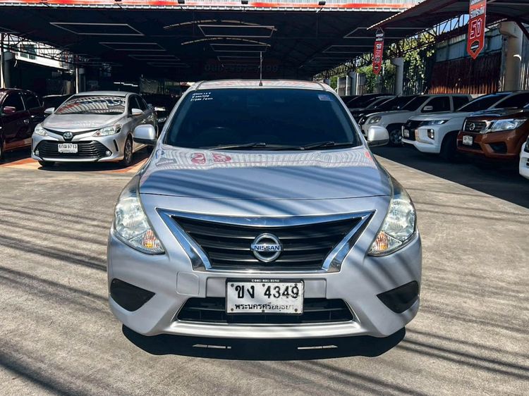 Nissan Almera 2017 1.2 E Sedan เบนซิน ไม่ติดแก๊ส เกียร์อัตโนมัติ บรอนซ์เงิน รูปที่ 2