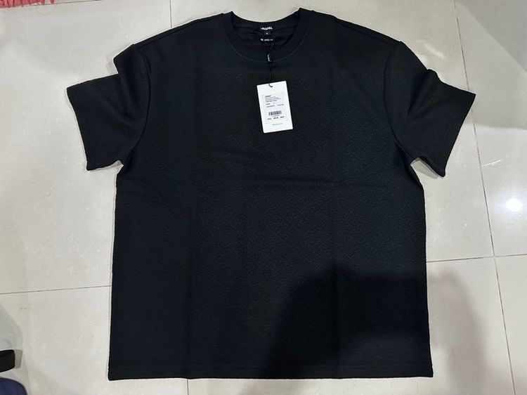 แขนสั้น เสื้อทีเชิ้ต เสื้อยืด สีดำ ยี่ห้อ Jaspal ไซส์ XL มือหนึ่ง ป้ายห้อย