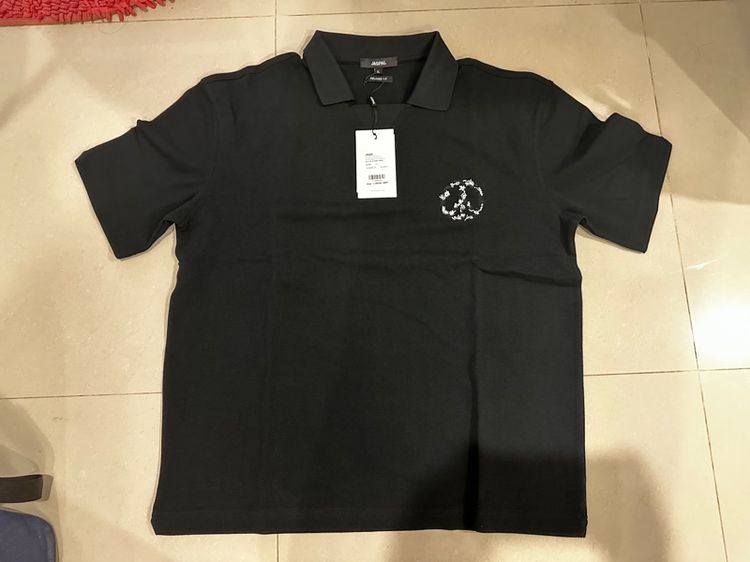 แขนสั้น เสื้อโปโล สีดำ ยี่ห้อ Jaspal ไซส์ XL มือหนึ่ง ป้ายห้อย