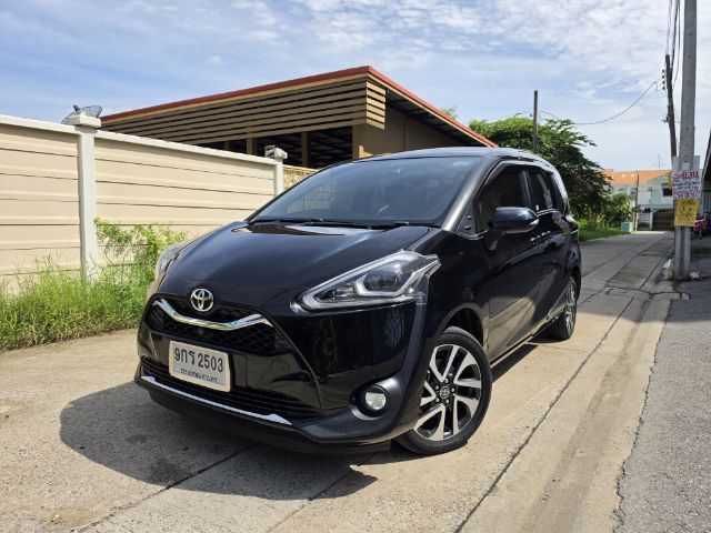 Toyota Sienta 2020 1.5 V Utility-car เบนซิน ไม่ติดแก๊ส เกียร์อัตโนมัติ ดำ รูปที่ 3