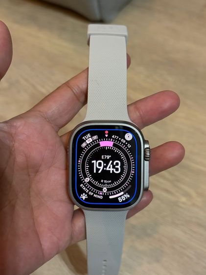 เงิน ไทเทเนียม Apple Watch Ultra 2 GPS  Cellular 49mm Titanium Case with Alpine Loop