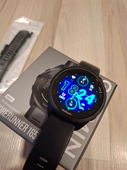 ดำ นาฬิกา Garmin Forerunner 165