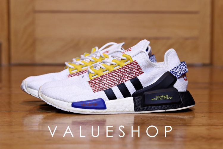 Adidas NMD R1 V2 Logo Print Cloud White Multi รูปที่ 2