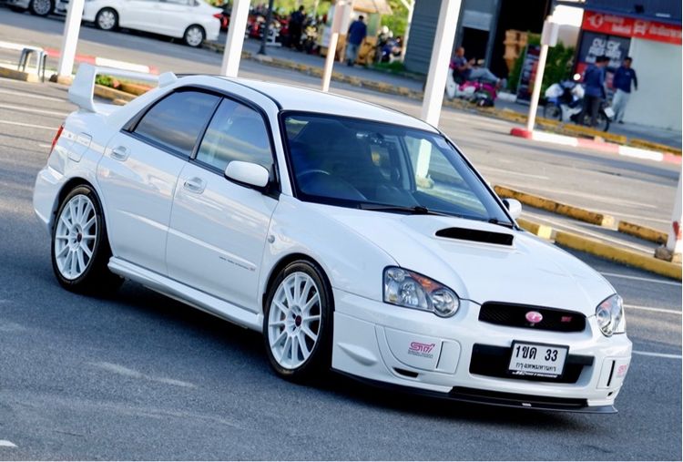 Subaru Impreza 2005 2.0 WRX STi 4WD Sedan เบนซิน ไม่ติดแก๊ส เกียร์ธรรมดา ขาว รูปที่ 3