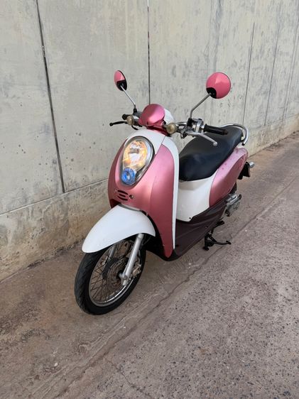 Honda Scoopy-i  หัวฉีด ประหยัดน้ำมัน สีชมพู-ขาว หวานๆ ทรงน่ารัก โดนใจสภาพดี  รูปที่ 3