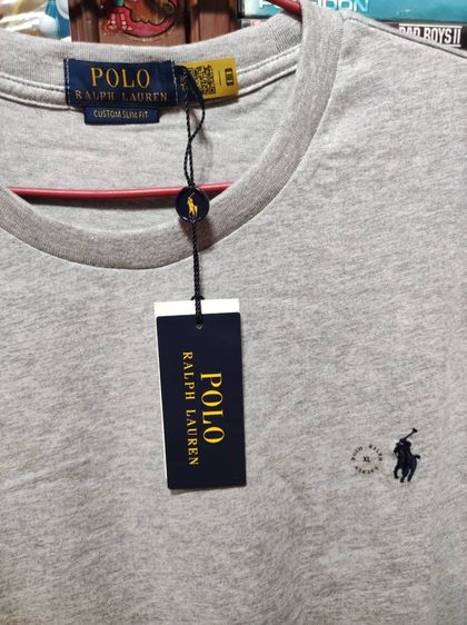 เสื้อ POLO คอกลม สีเทาม้ากรม เสื้อใหม่แท้สแกนได้ สียอดฮิตผ้านิ่มใส่สบาย รูปที่ 3