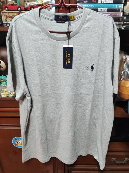เสื้อ POLO คอกลม สีเทาม้ากรม เสื้อใหม่แท้สแกนได้ สียอดฮิตผ้านิ่มใส่สบาย รูปที่ 2