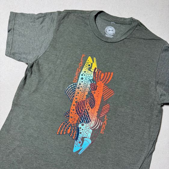 เสื้อยืด Lake ผ้านิ่ม Size S