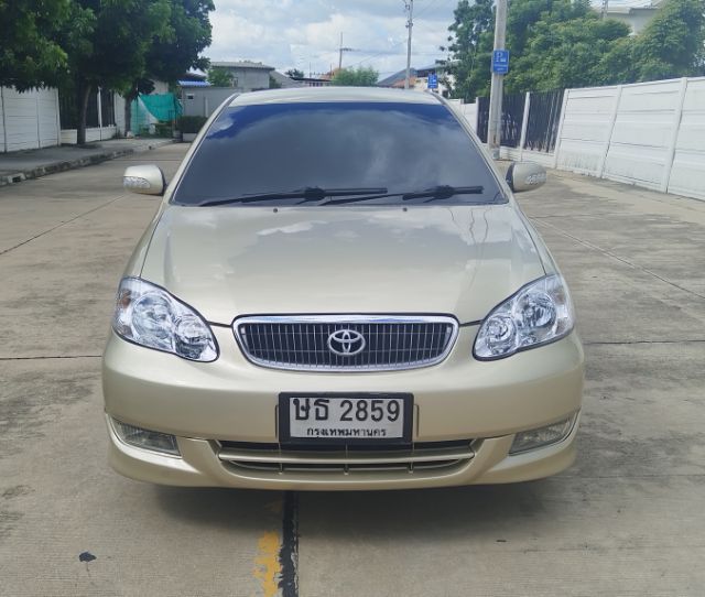 Toyota Altis 2004 1.6 E Sedan เบนซิน ไม่ติดแก๊ส เกียร์อัตโนมัติ บรอนซ์ทอง