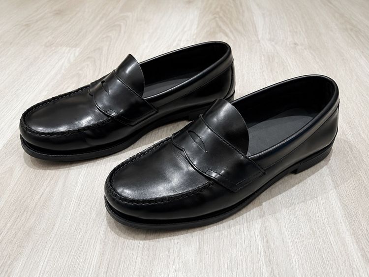 รองเท้าแบบสวมและโลฟเฟอร์ อื่นๆ G.H. BASS Penny Loafer หนังแท้ สีดำ Size US 9.5
