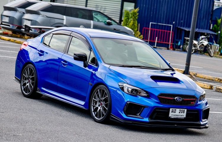 Subaru Impreza 2015 2.5 WRX STi 4WD Sedan เบนซิน ไม่ติดแก๊ส เกียร์ธรรมดา น้ำเงิน รูปที่ 3
