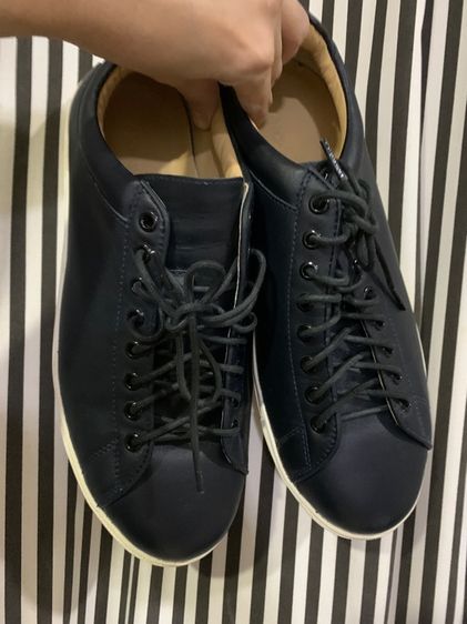 รองเท้าผ้าใบหนังแท้  Handmade sneakers 