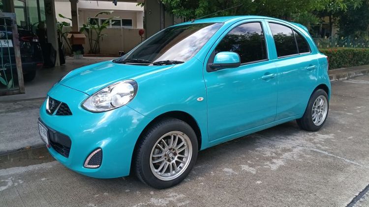 Nissan March 2019 1.2 E Sedan เบนซิน ไม่ติดแก๊ส เกียร์อัตโนมัติ ฟ้า รูปที่ 4