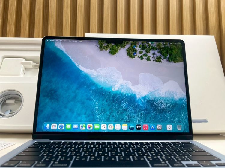 MacBook Air 13.6-inch M4 2025 Ram16GB SSD256GB SkyBlue apple care 29 April 2027  รูปที่ 4