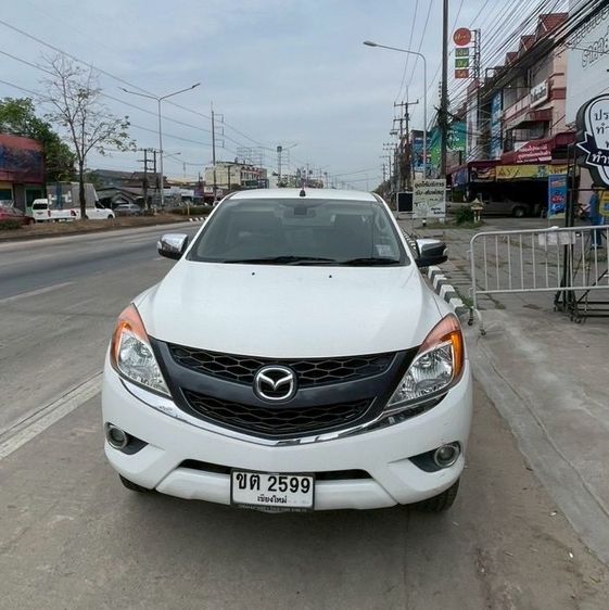 Mazda BT-50 Pro 2012 2.2 Hi-Racer Pickup ดีเซล ไม่ติดแก๊ส เกียร์อัตโนมัติ ขาว
