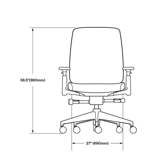 Haworth Lively Task Office Chair รูปที่ 6