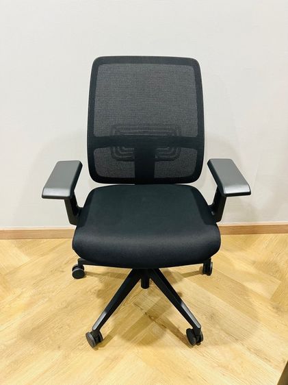 ดำ เก้าอี้สำนักงาน โพลีเอสเตอร์/โพลีเอสเตอร์เบลนด์ Haworth Lively Task Office Chair