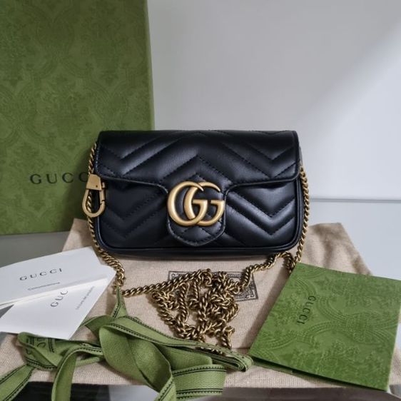 gg marmont supermini black