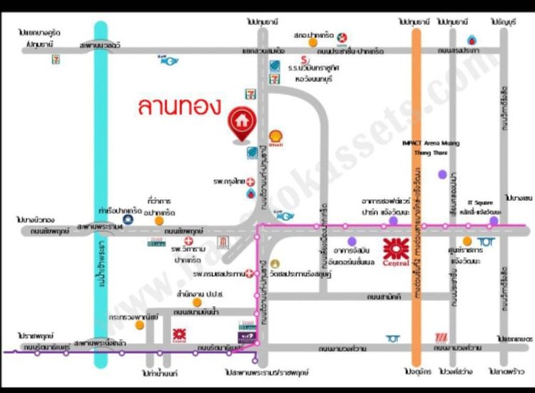 ขายที่ดินเปล่า 117.9 ตารางวา ม.ลานทอง ปากเกร็ด (ติวานนท์-ปากเกร็ด25) หาไม่ได้อีกแล้ว ม.ดีใหญ่ โซนบ้านเดี่ยว เป็น 1 ในแปลงที่สวยที่สุด มีโซนน รูปที่ 3