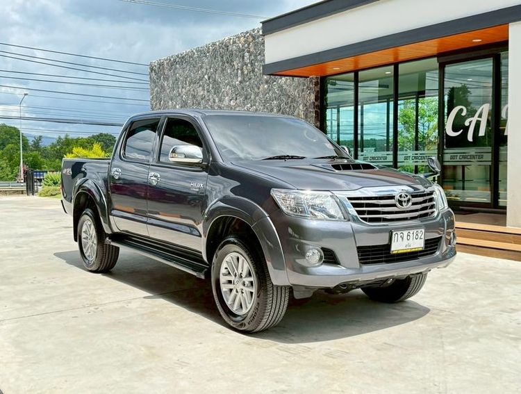 Toyota Hilux Vigo Champ 2011 Double Cab 2.5 E Pickup ดีเซล ไม่ติดแก๊ส เกียร์ธรรมดา เทา รูปที่ 3