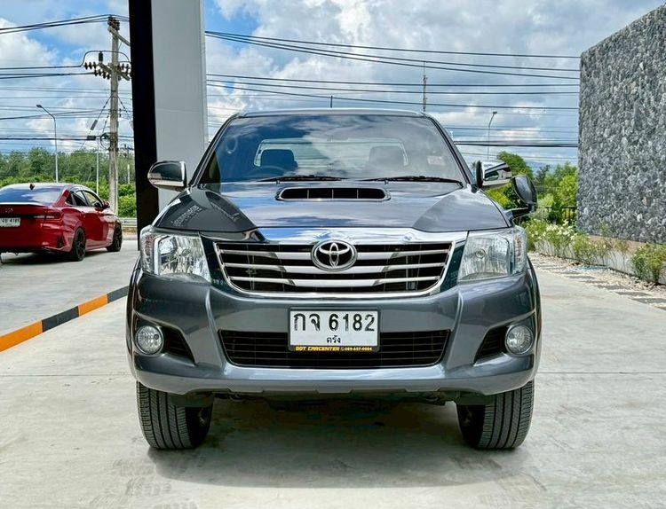 Toyota Hilux Vigo Champ 2011 Double Cab 2.5 E Pickup ดีเซล ไม่ติดแก๊ส เกียร์ธรรมดา เทา รูปที่ 2