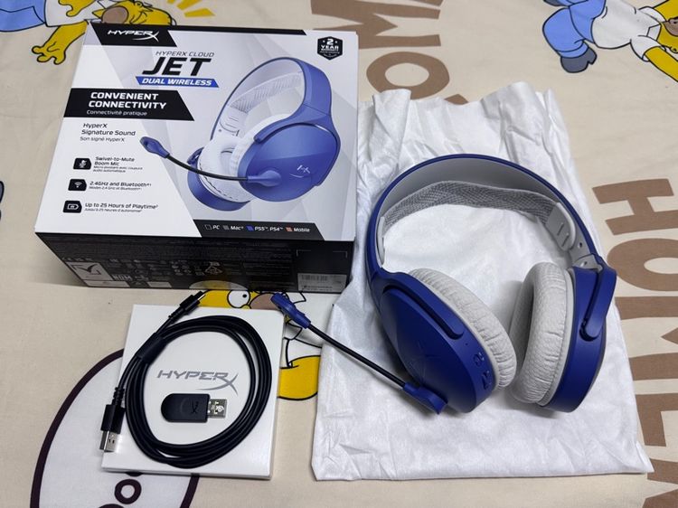 HyperX Cloud DUAL Jet Wireless Gaming Headset หูฟังเกมมิ่งไร้สาย