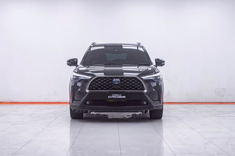 Toyota Corolla Cross 2021 1.8 Hybrid Premium Safety Utility-car ไฮบริด ไม่ติดแก๊ส เกียร์อัตโนมัติ ดำ รูปที่ 4