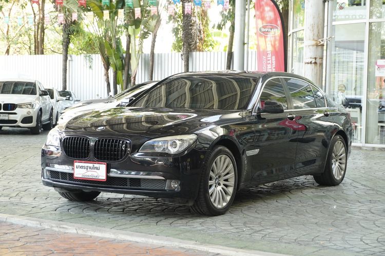 BMW Series 7 2010 740Li Sedan เบนซิน ไม่ติดแก๊ส เกียร์อัตโนมัติ ดำ รูปที่ 3