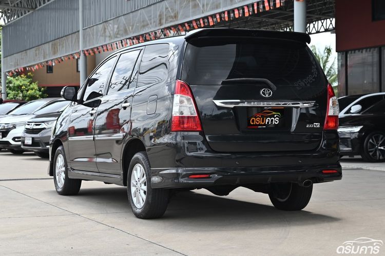 Toyota Innova 2012 2.0 V Utility-car เบนซิน ไม่ติดแก๊ส เกียร์อัตโนมัติ ดำ รูปที่ 3